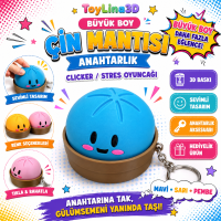 Büyük Boy Çin Mantısı Clicker Anahtarlık Büyük Boy Çin Mantısı Clicker Anahtarlık