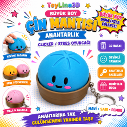 Büyük Boy Çin Mantısı Clicker Anahtarlık Büyük Boy Çin Mantısı Clicker Anahtarlık