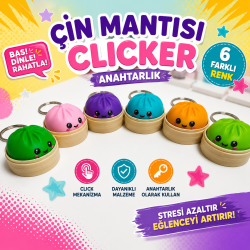 Sevimli Mini Çin Mantısı Clicker Anahtarlık Sevimli Mini Çin Mantısı Clicker Anahtarlık